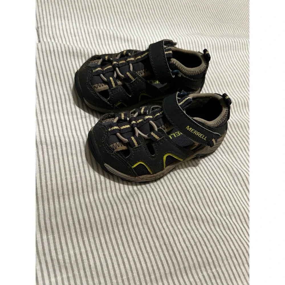 Merrell Hydro Sport Hiker Waterproof Sandals Toddler Boys‎ Size 5 Blue Shoes